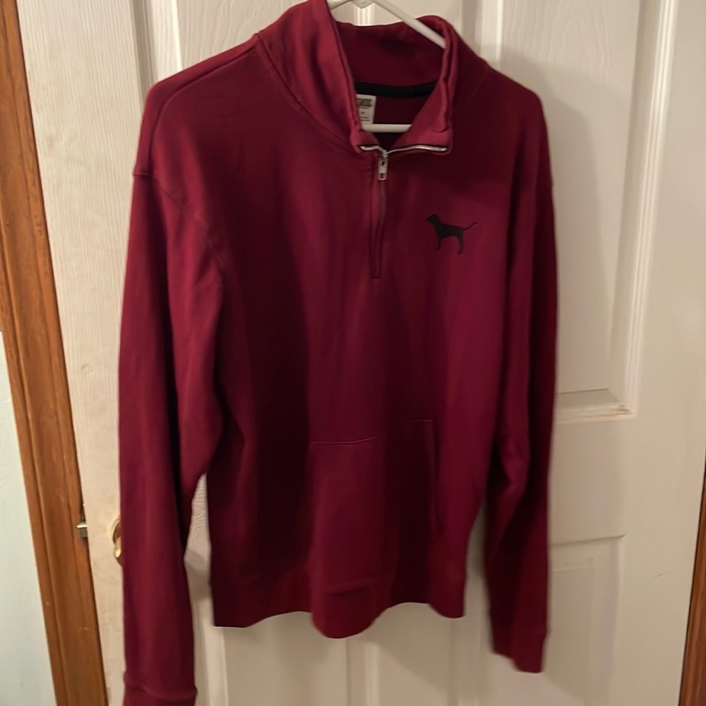 Red pink pullover